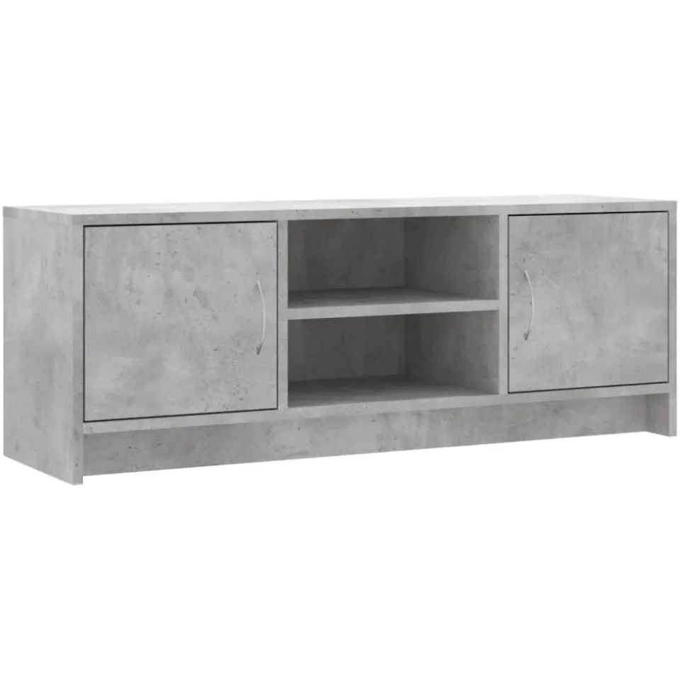 vidaXL Tv-meubel 102x30x37,5 cm bewerkt hout betongrijs grijs, foto 3