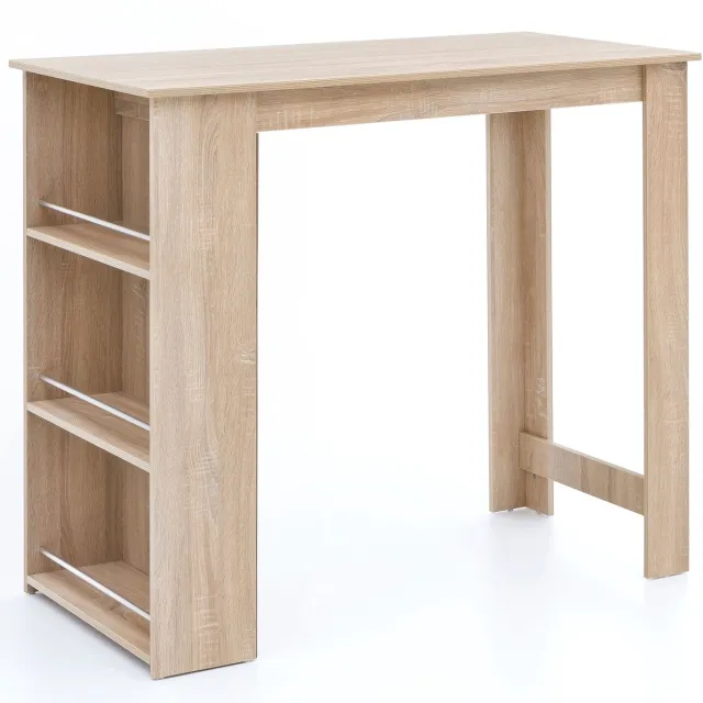 Wohnling Bartafel sonoma 120 cm breed - WL5.733 Zie omschrijving