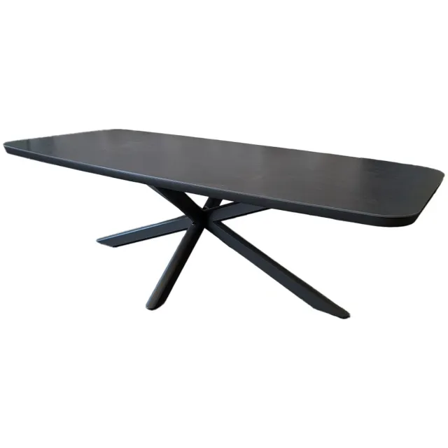 Trestino Gillam Tuintafel Bootvormig - 240x110 cm Antraciet