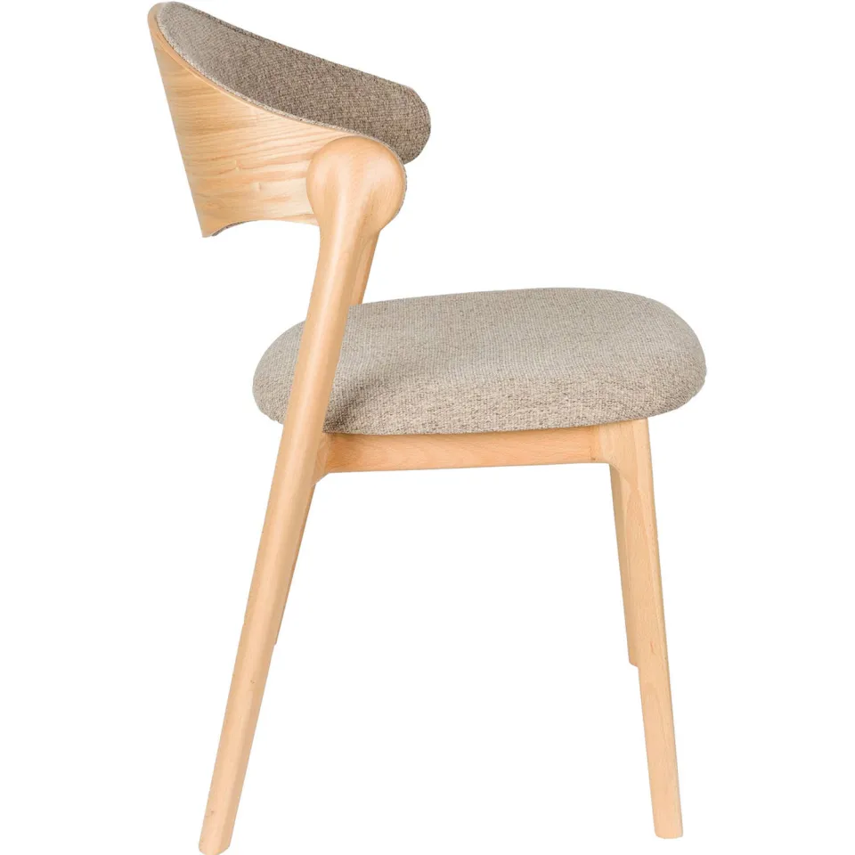 Dutchbone Babington eetkamerstoel beige, foto 6