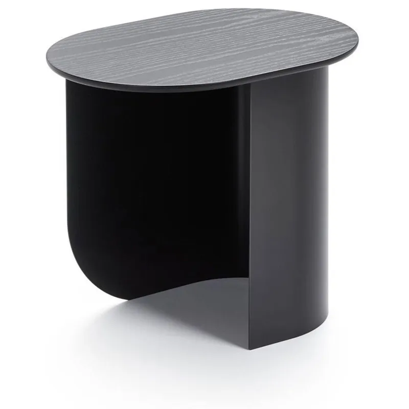 FÉST Plateau ovale bijzettafel zwart, foto 4