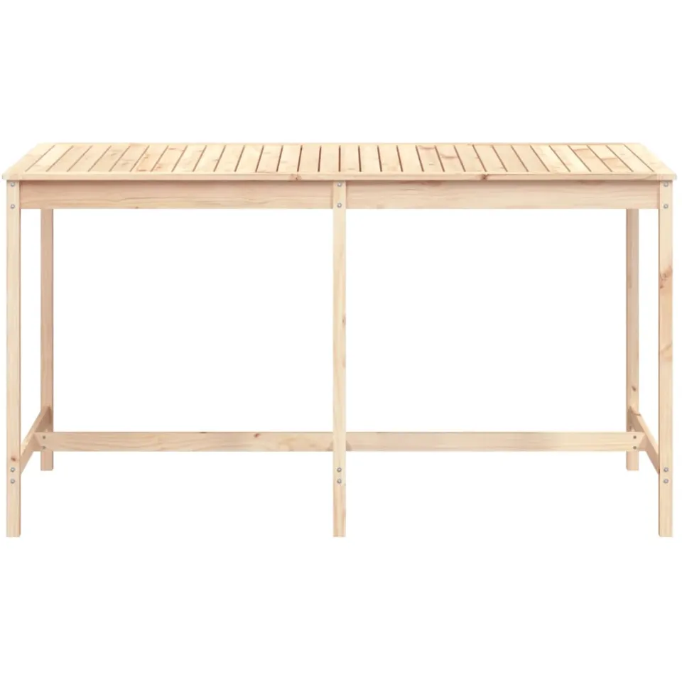 vidaXL Tuintafel 203,5x90x110 cm massief grenenhout bruin, foto 4