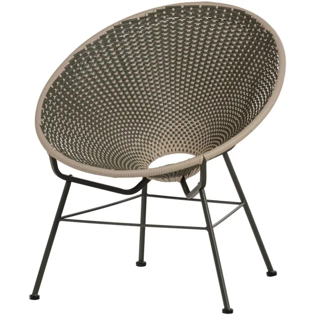 WOOOD loungestoel Kazoun groen