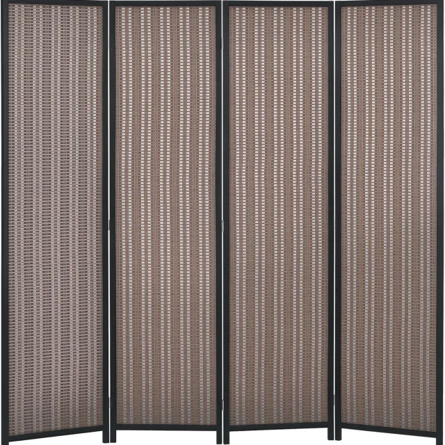 Homcom Kamerverdeler-Bamboe-180x1.7x180cm-Bruin