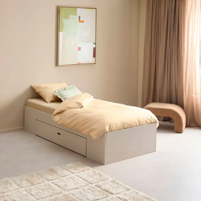 NOUS Living modulair bed Cubi (90x200 cm) Cashmere