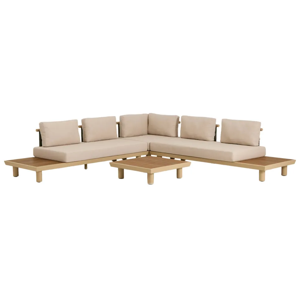 NOUS Garden Verdera hoek loungeset beige, foto 3