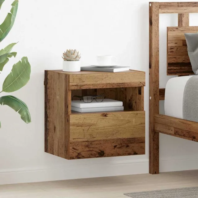 vidaXL TV Wandkast 40 x 30 x 40 cm Oud Hout Bewerkt hout Bruin