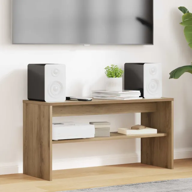 vidaXL TV-kast 80 x 30 x 40 cm Artisan Eiken Bewerkt hout Bruin