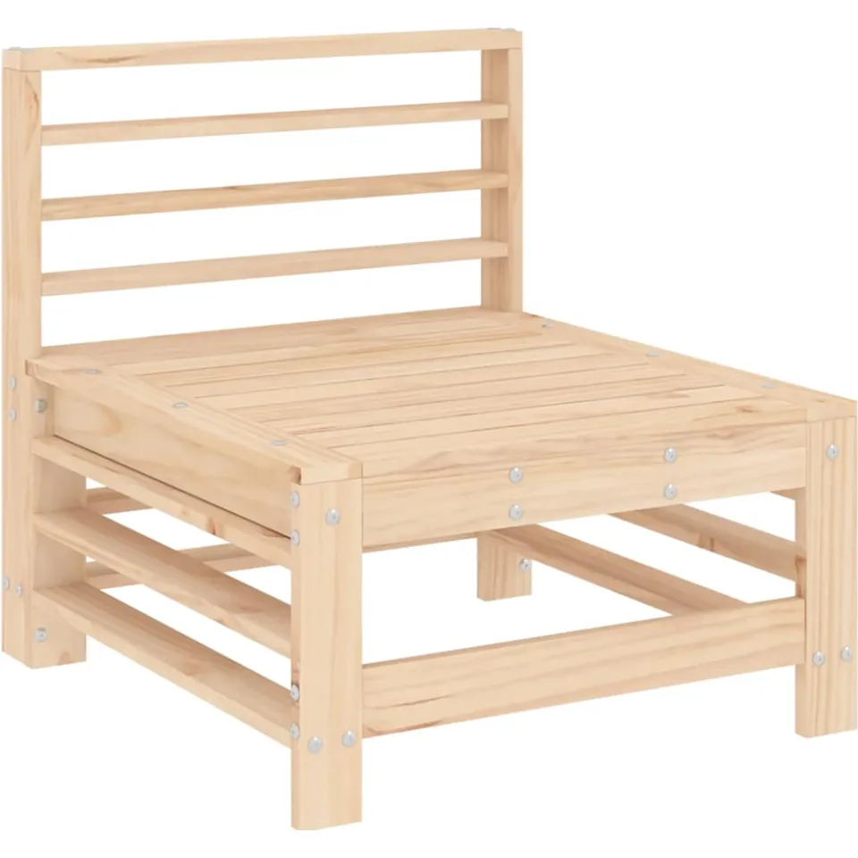 vidaXL 5-delige Loungeset massief grenenhout bruin, foto 4