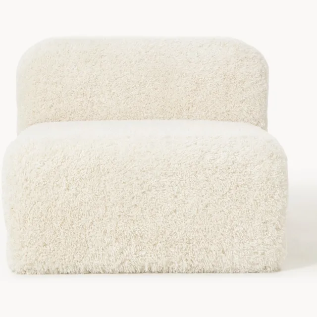 Westwing Collection Teddy middenmodule Wolke Wit