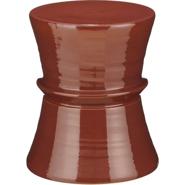 Goossens Bijzettafel Gemmy - 29 x 36 x 29 - keramiek - paars keramiek paars