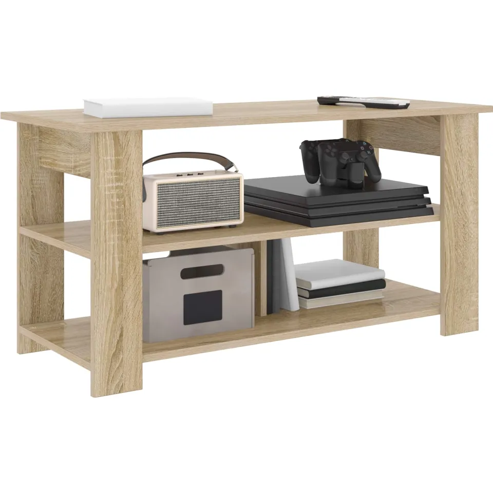 vidaXL TV-standaard Sonoma Eiken 100 x 40 x 50 cm Bruin