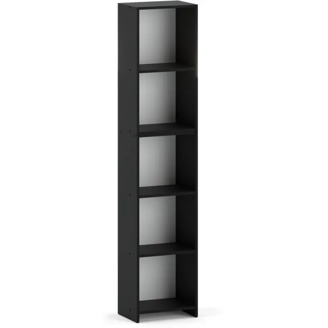 StivMeble Kantoorboekenkast Zwart 40 CM 5 Planken Speelgoedkolom Voor Woonkamer