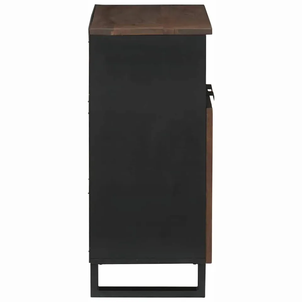 vidaXL Dressoir Bruin 60 x 33 x 75 cm massief mangohout, foto 4
