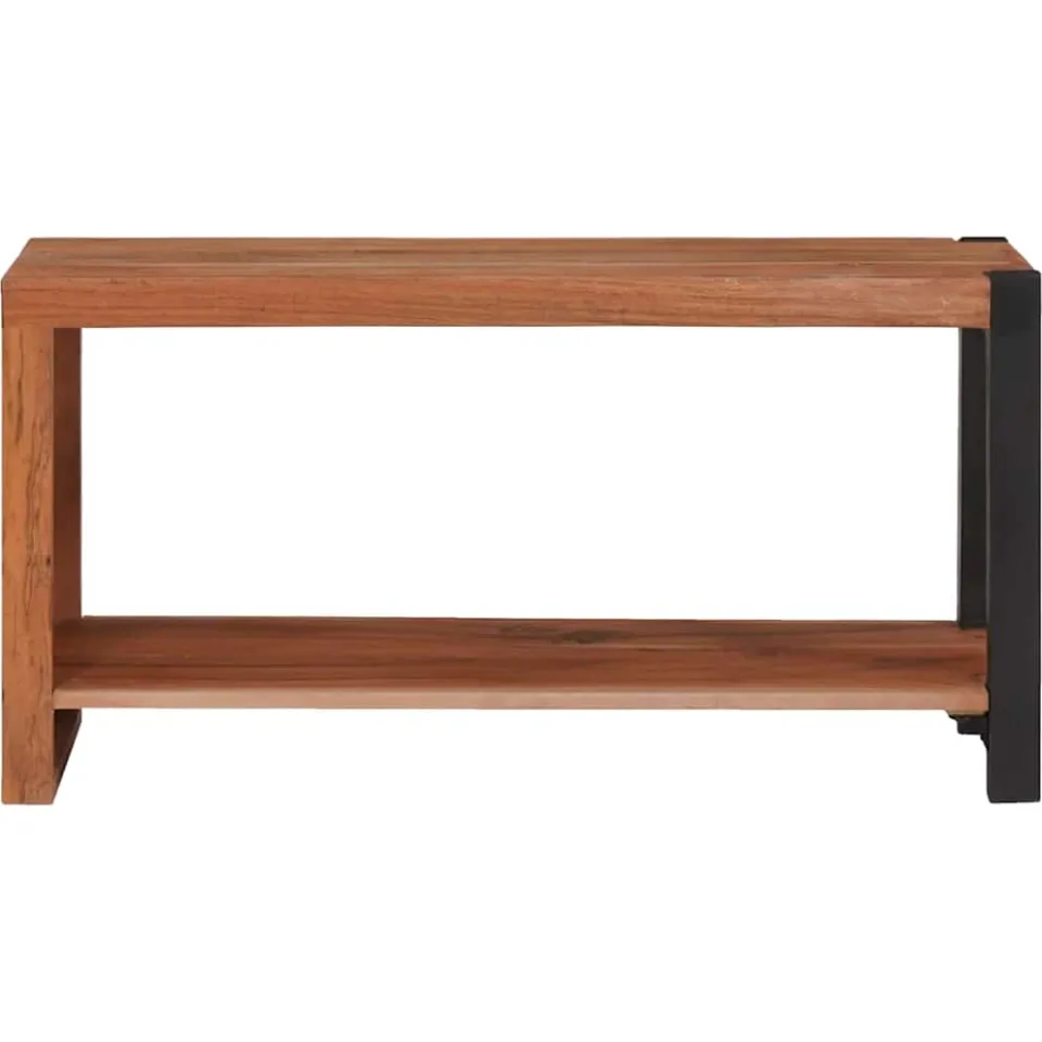 vidaXL Boekenkast Bruin 80 x 30 x 40 cm Massief Acaciahout, foto 2