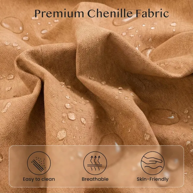 Laura Schommelstoel 96,5 x 71 x 96,5 cm – Laura HomeEase Relaxfauteuil met 3-voudige Ligfunctie, Kussen & Zijvak, Fluweel Oranje, Schommelstoel voor Woonkamer en Familie