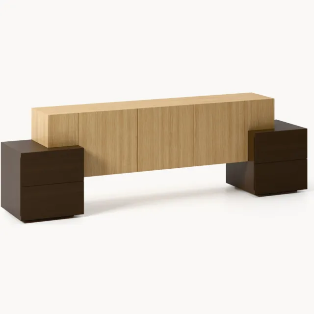 Westwing Collection Houten dressoir Pino Beige