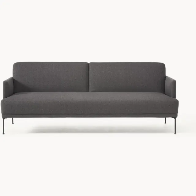 Westwing Collection Slaapbank Fluente (3-zits) Antraciet