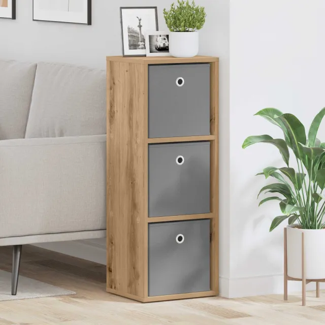 vidaXL Dressoir Artisan Eiken 30,5 x 27 x 84,5 cm, foto 2