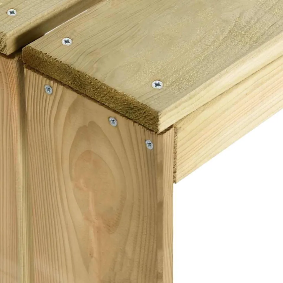 vidaXL Bartafel 100x60x110 cm geïmpregneerd grenenhout bruin, foto 4