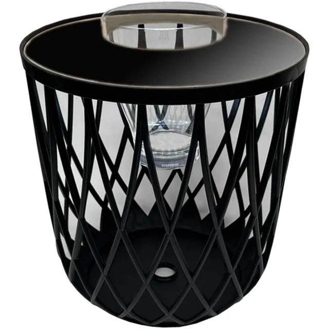 COOTAB Cooler Table 4-in-1 Loungetisch mit Acryl-Weinkühler Dubai 45 cm zwart-gekleurd