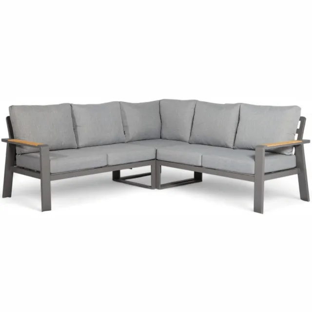 Belito Lotte Loungeset Hoekbank Nr. 3 | Antraciet Aluminium | 220 x 220 cm | 5-persoons