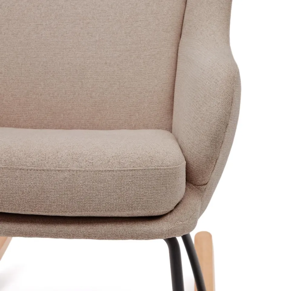 Kave Home Maustin schommelstoel beige, foto 8