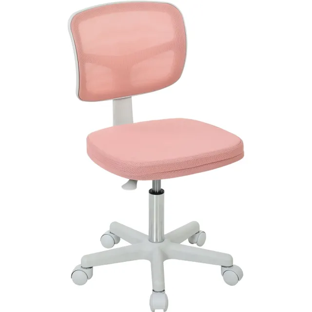 Vinsetto bureaustoel - meshstof - 48 x 48 x 89,5 cm - roze