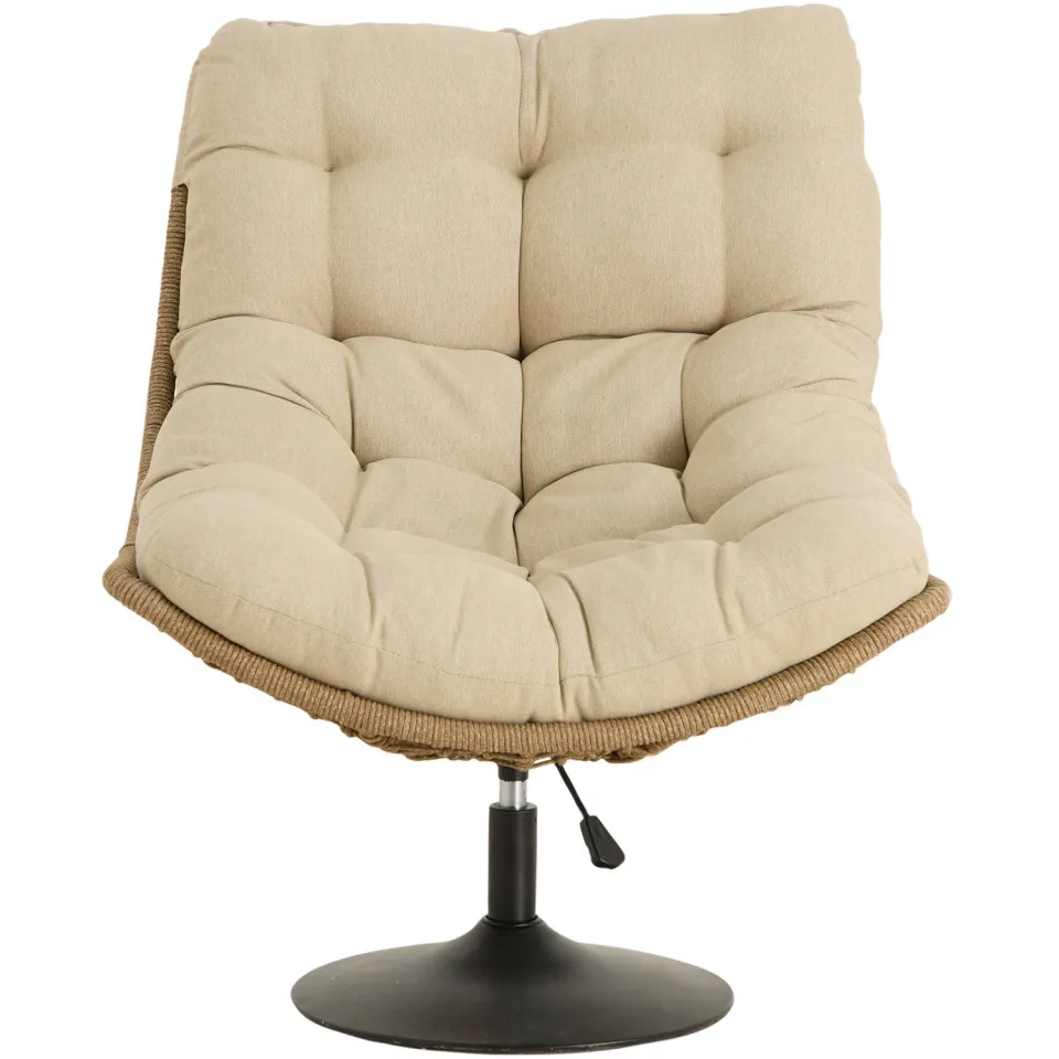 NOUS Garden loungestoel Arcan antraciet/ beige, foto 5