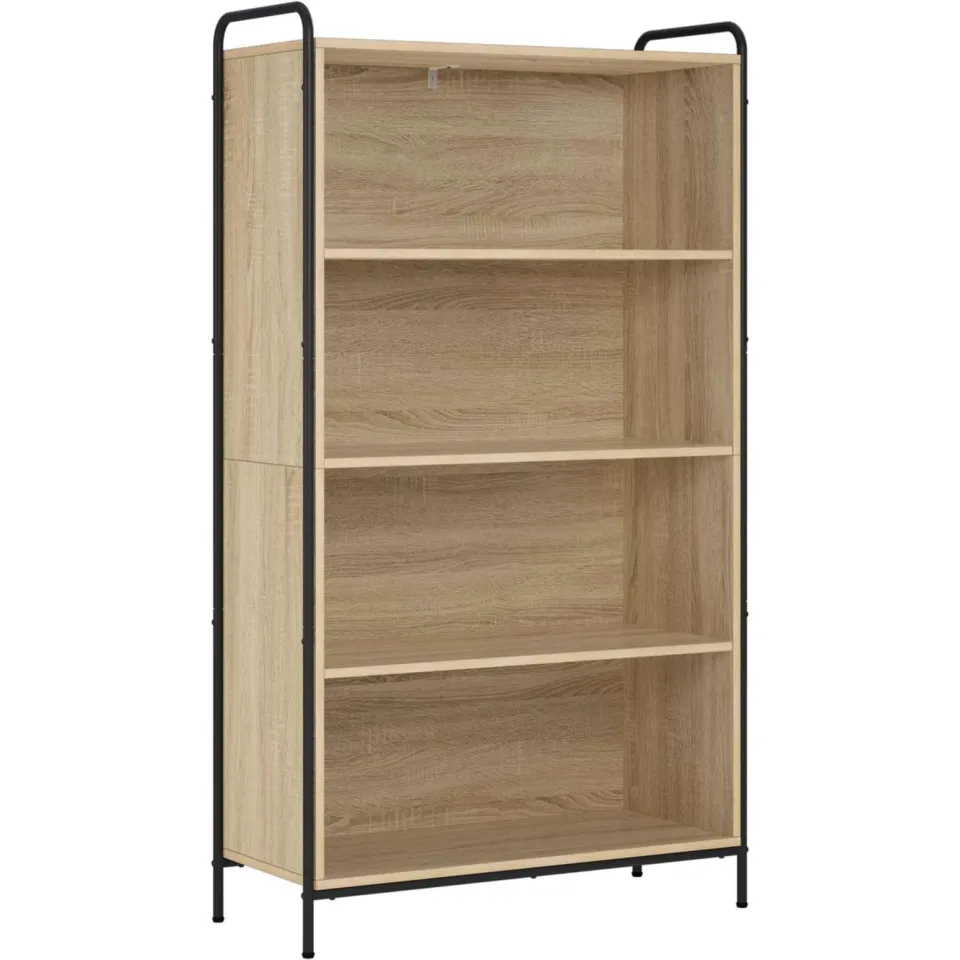 vidaXL Boekenkast 55,5 x 33 x 174 cm Bewerkt hout Sonoma Eiken, foto 3