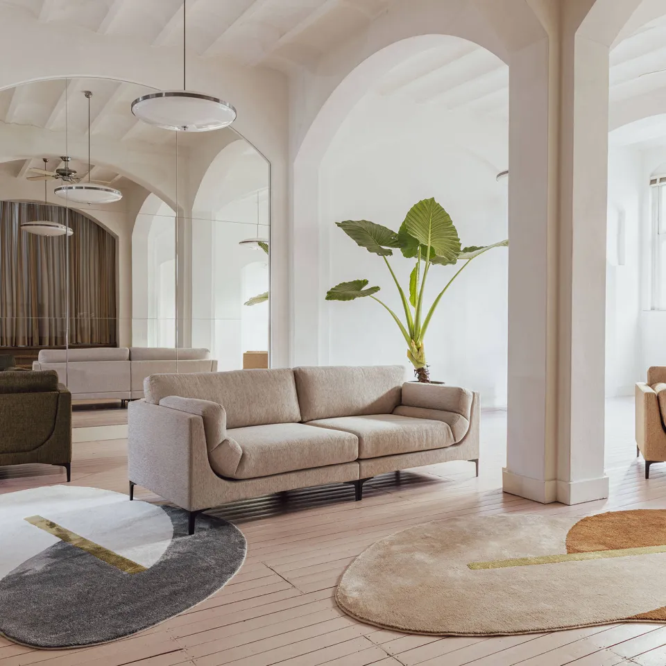 Zuiver Balcony 3-zitsbank beige, foto 4