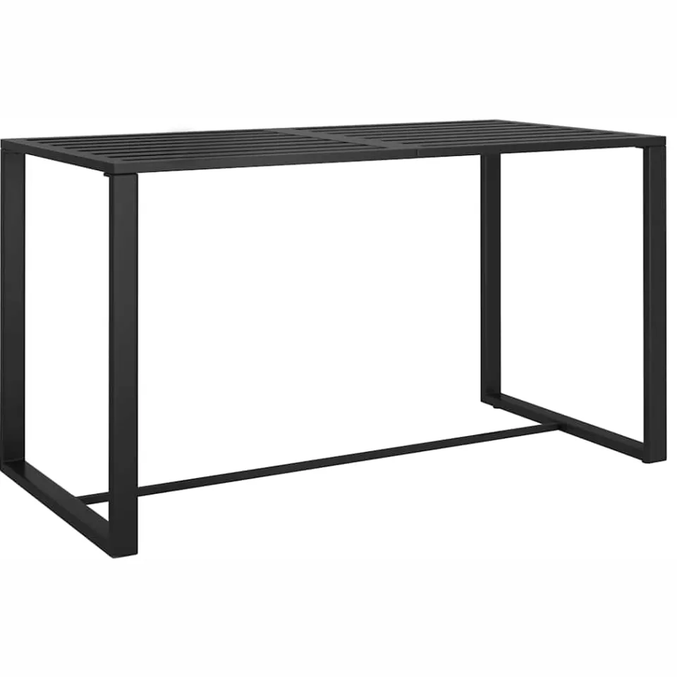 vidaXL 5-delige Loungeset met kussens aluminium antraciet, foto 2