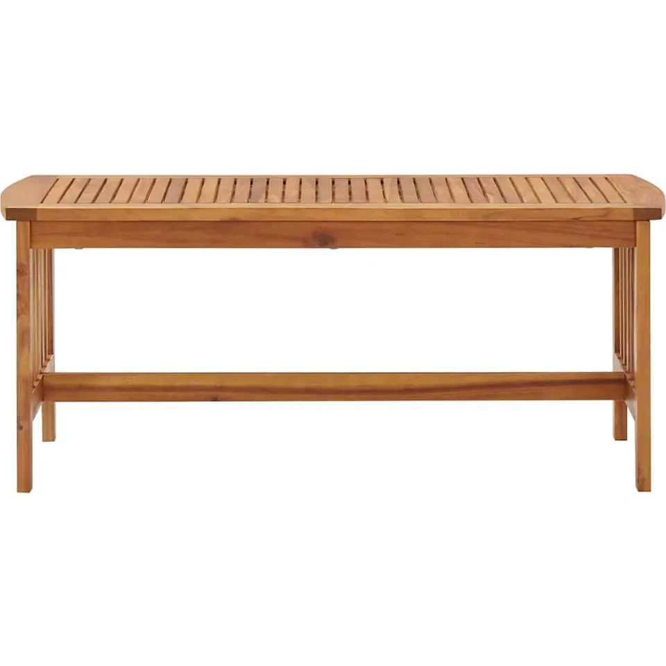 vidaXL Salontafel 102x50x43 cm massief acaciahout bruin