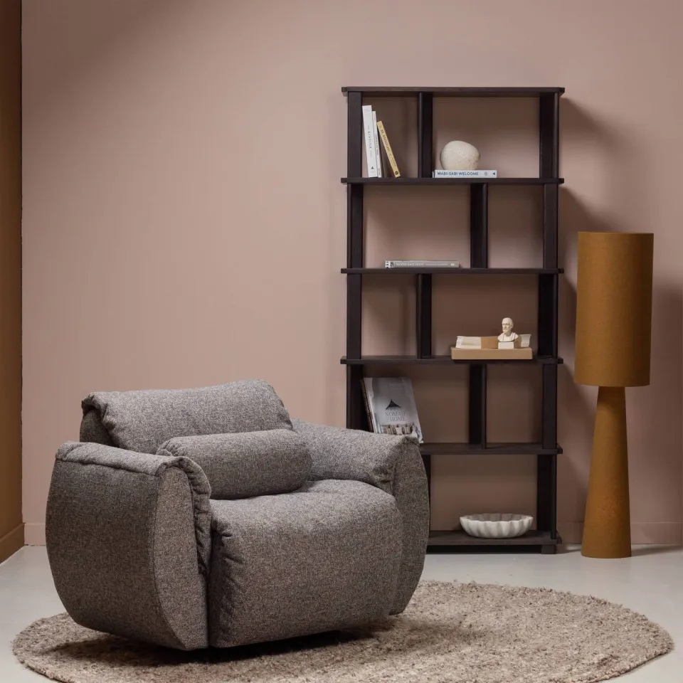 WOOOD Riss boekenkast eiken mystic brown, foto 2