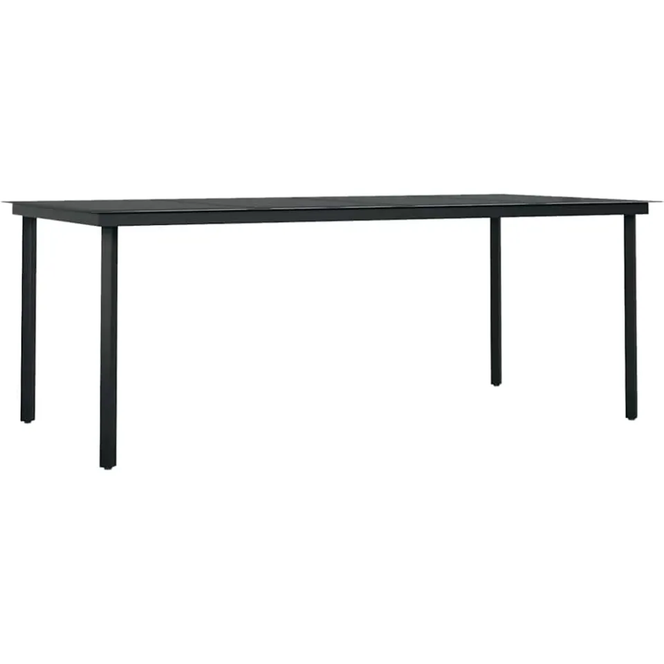 vidaXL 7-delige Tuinset grijs en zwart, foto 4
