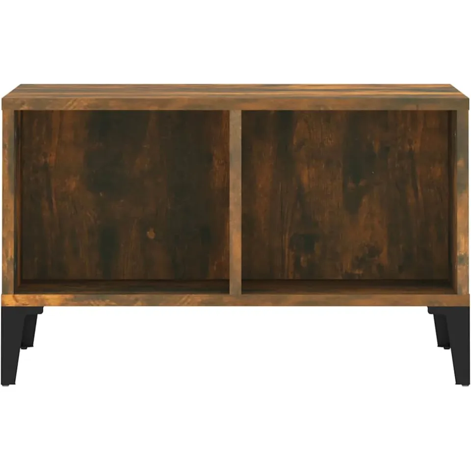 vidaXL Salontafel 60x50x36,5 cm bewerkt hout gerookt eikenkleurig, foto 4