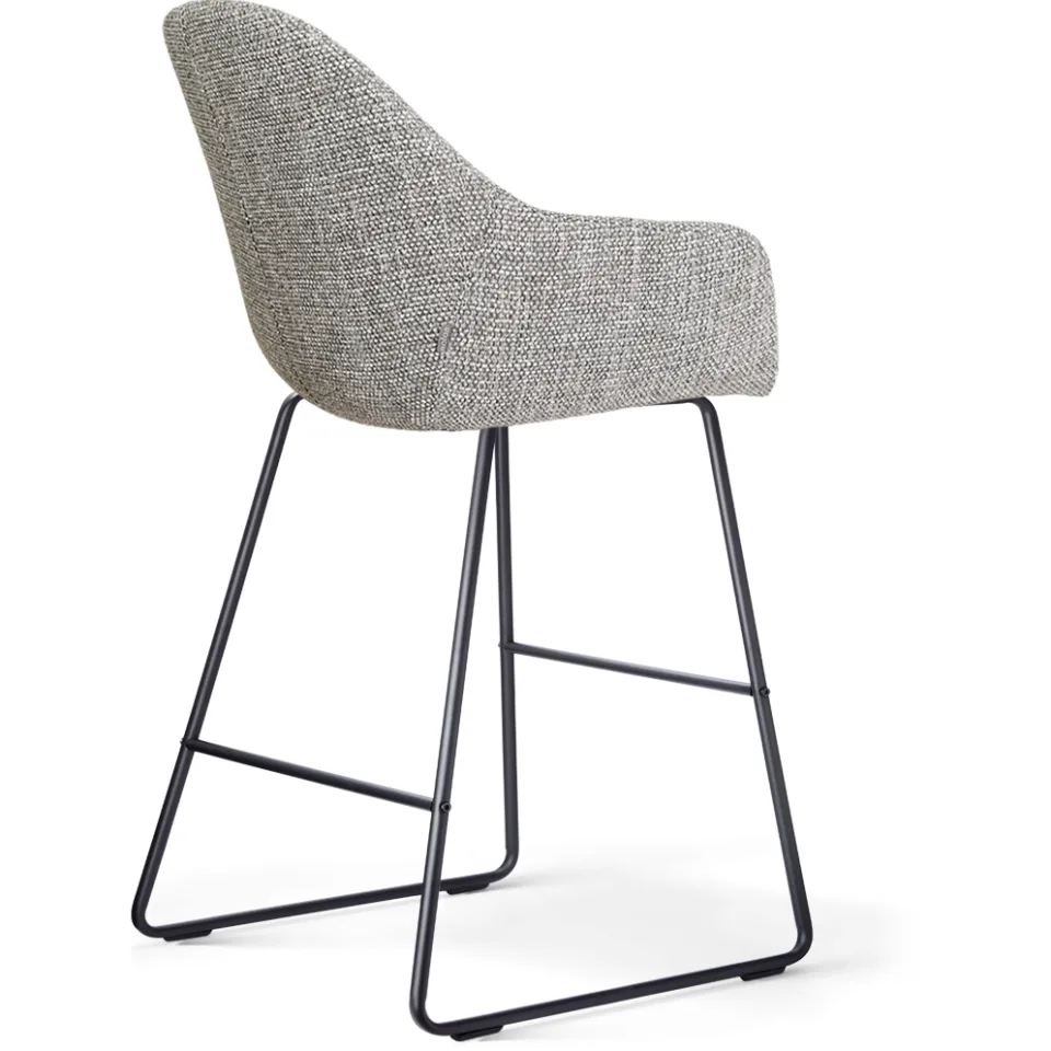 Nolon Nino-Mae barkruk grijs blend - zwart onderstel - 65 cm, foto 3
