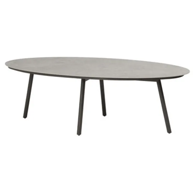 Taste Salute low dining tafel terre keramiek 220x105x69 cm Bruin / Terre, Grijs