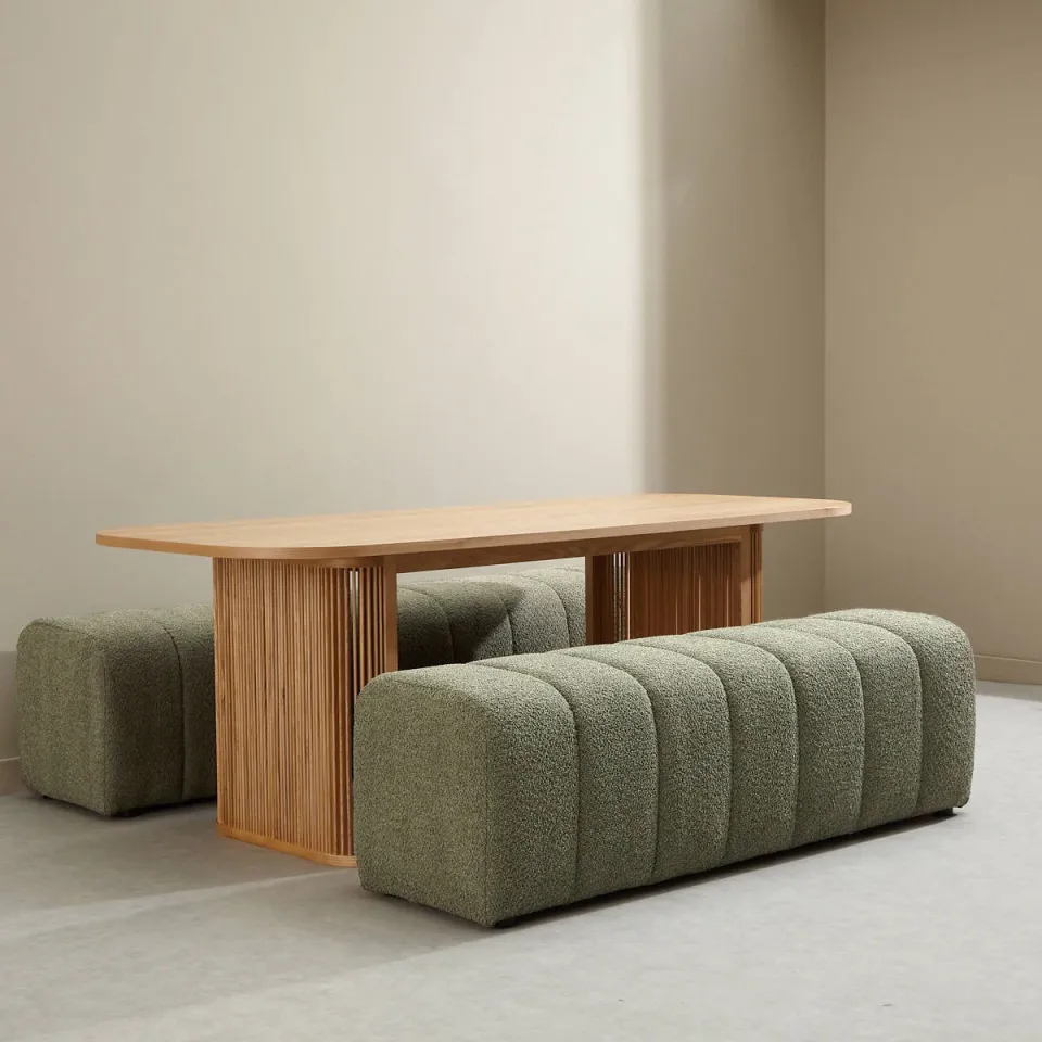 Studio LIVIT Kyo eetkamerbank olijfgroen, foto 5