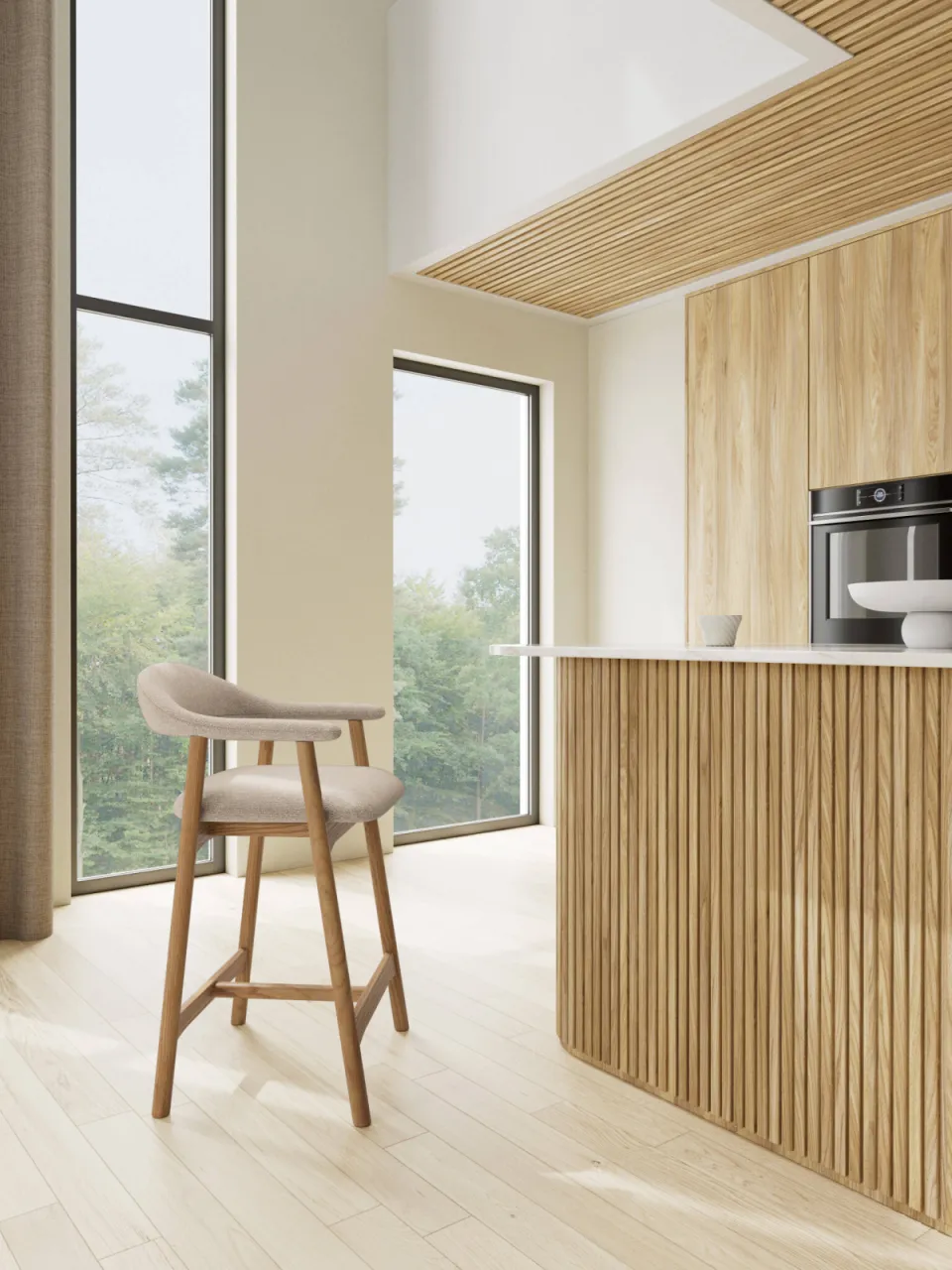 Wehkamp Home barkruk Alea beige, foto 6