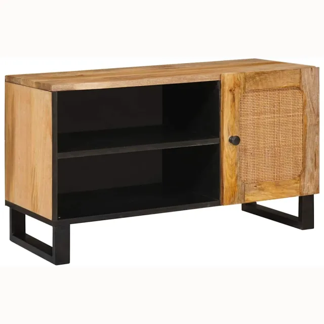 vidaXL TV-kast Bruin 80 x 33 x 46 cm Massief Mango Hout