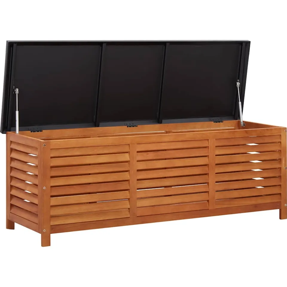 vidaXL Tuinbox 150x50x55 cm massief eucalyptushout bruin, foto 4