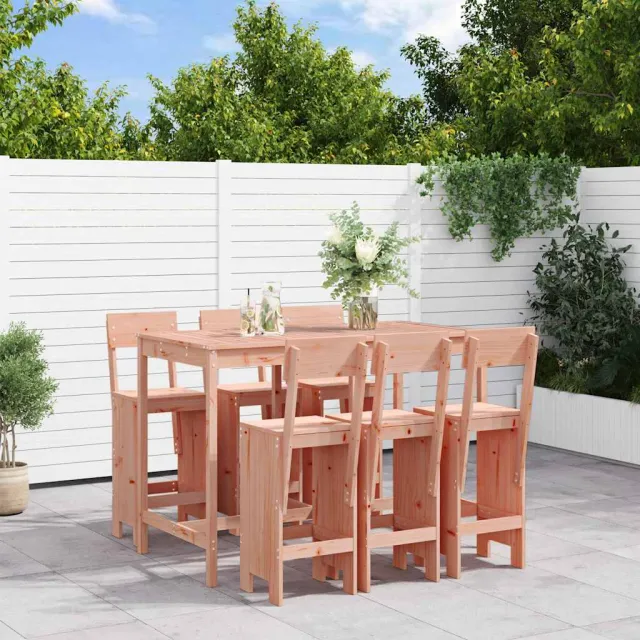 vidaXL 7-delige Tuinset massief douglashout bruin, foto 2