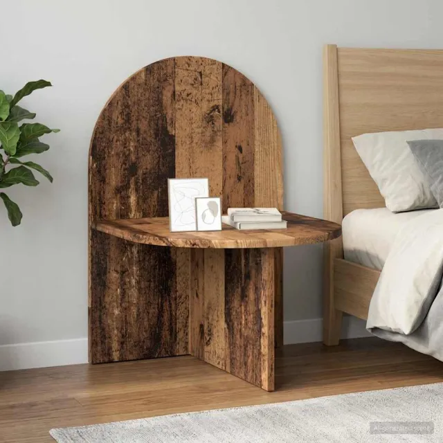 vidaXL Nachtkastje Oud hout 48 x 49 x 65 cm Geconstrueerd hout bruin, foto 2