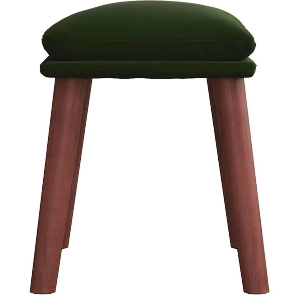 vidaXL Voetenbank 45x29,5x35 cm fluweel donkergroen groen, foto 4