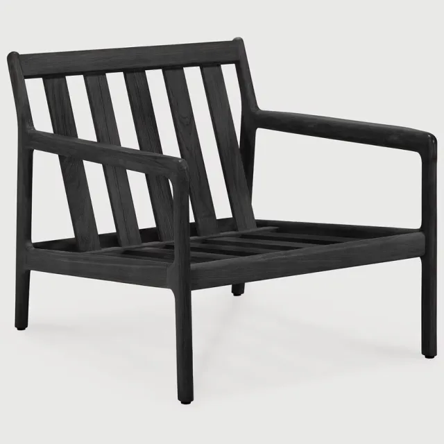 Ethnicraft Jack outdoor fauteuil zwart