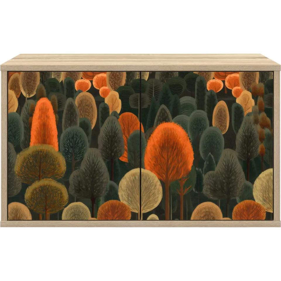 vidaXL Wandgemonteerd tv-meubel ZAANDAM 69 x 33 x 40 cm Sonoma Eiken, foto 4