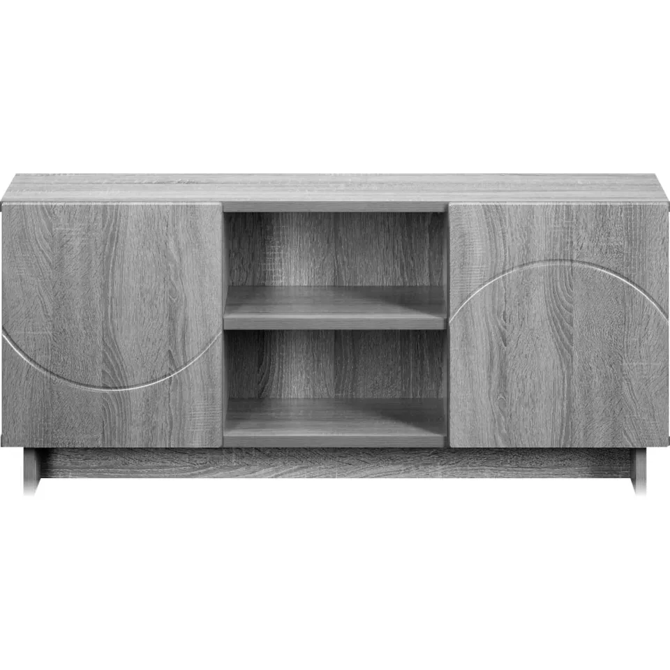 vidaXL TV-standaard 90 x 34,5 x 40 cm Grijs Sonoma Bewerkt hout, foto 4