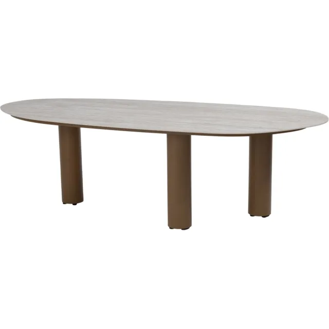 4 Seasons Outdoor Estate dining tuintafel mango 240x105xH75 cm keramiek amber Taste 4SO