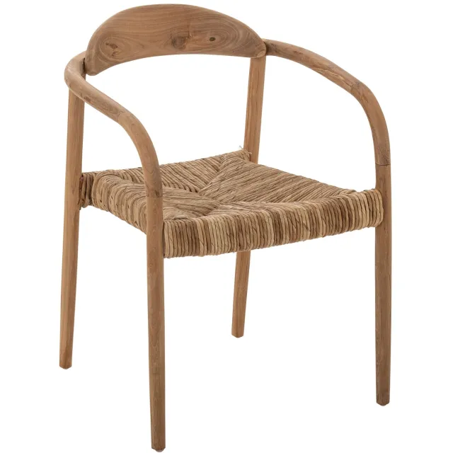 J-Line Stoel Teak Hout Naturel